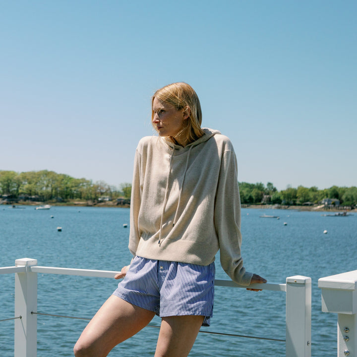 Lua Hoodie- Eco Alabaster