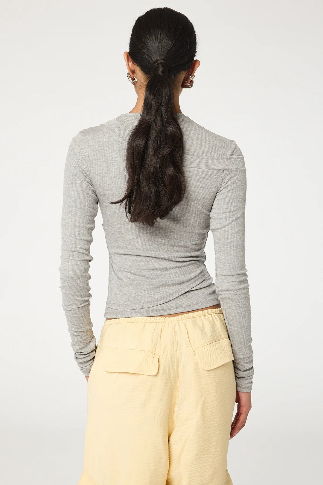 Smythson Top - Heather Grey