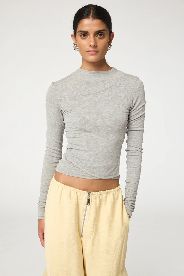 Smythson Top - Heather Grey
