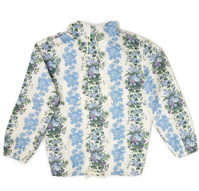 Theo Anorak Jacket - Blue Floral Stripe