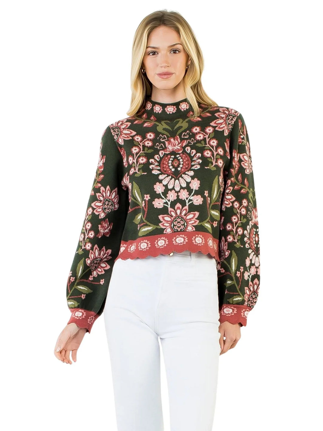 Noelle Sweater - Garden