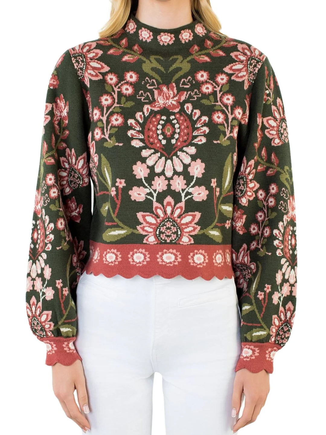 Noelle Sweater - Garden