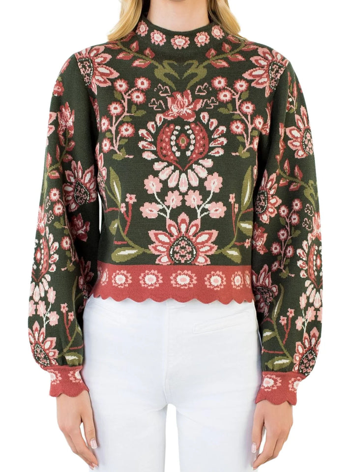 Noelle Sweater - Garden