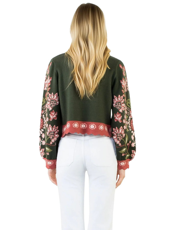 Noelle Sweater - Garden