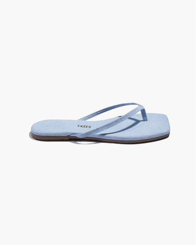 Square Toe Lily - Washed Denim