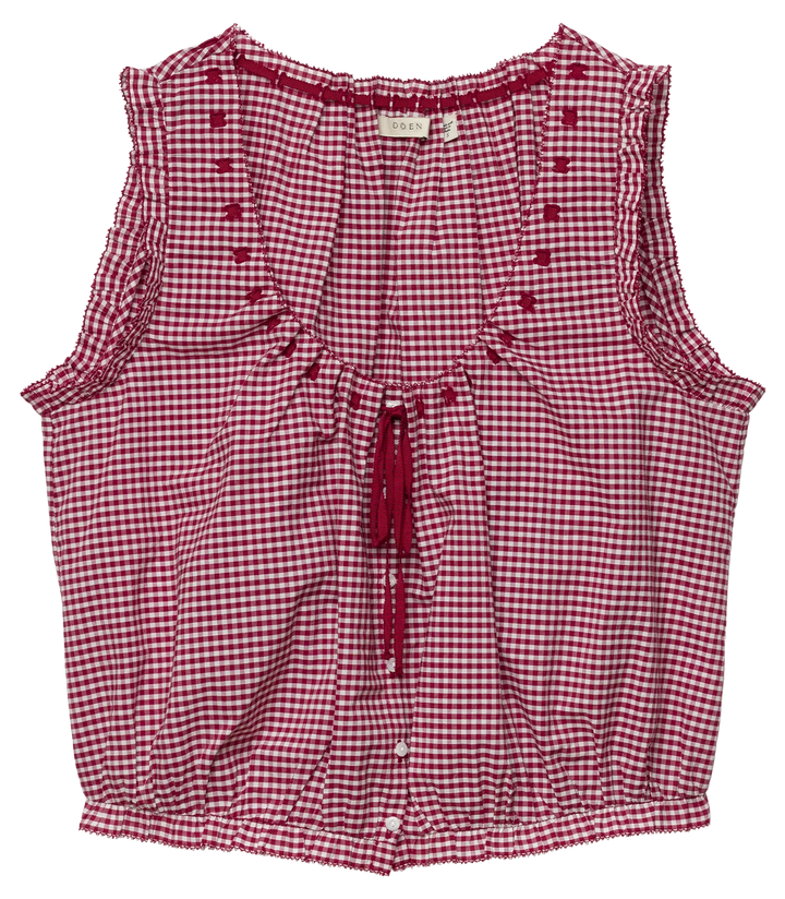 Traveler Top - Mulberry La Maddalena Gingham