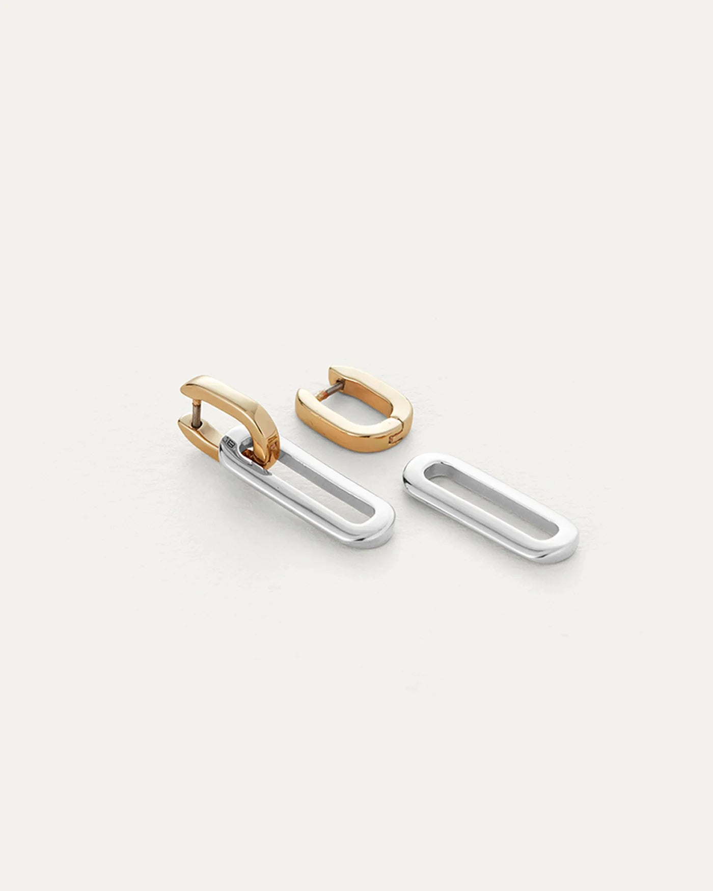 Teeni Detachable Link Earrings - Two-Tone