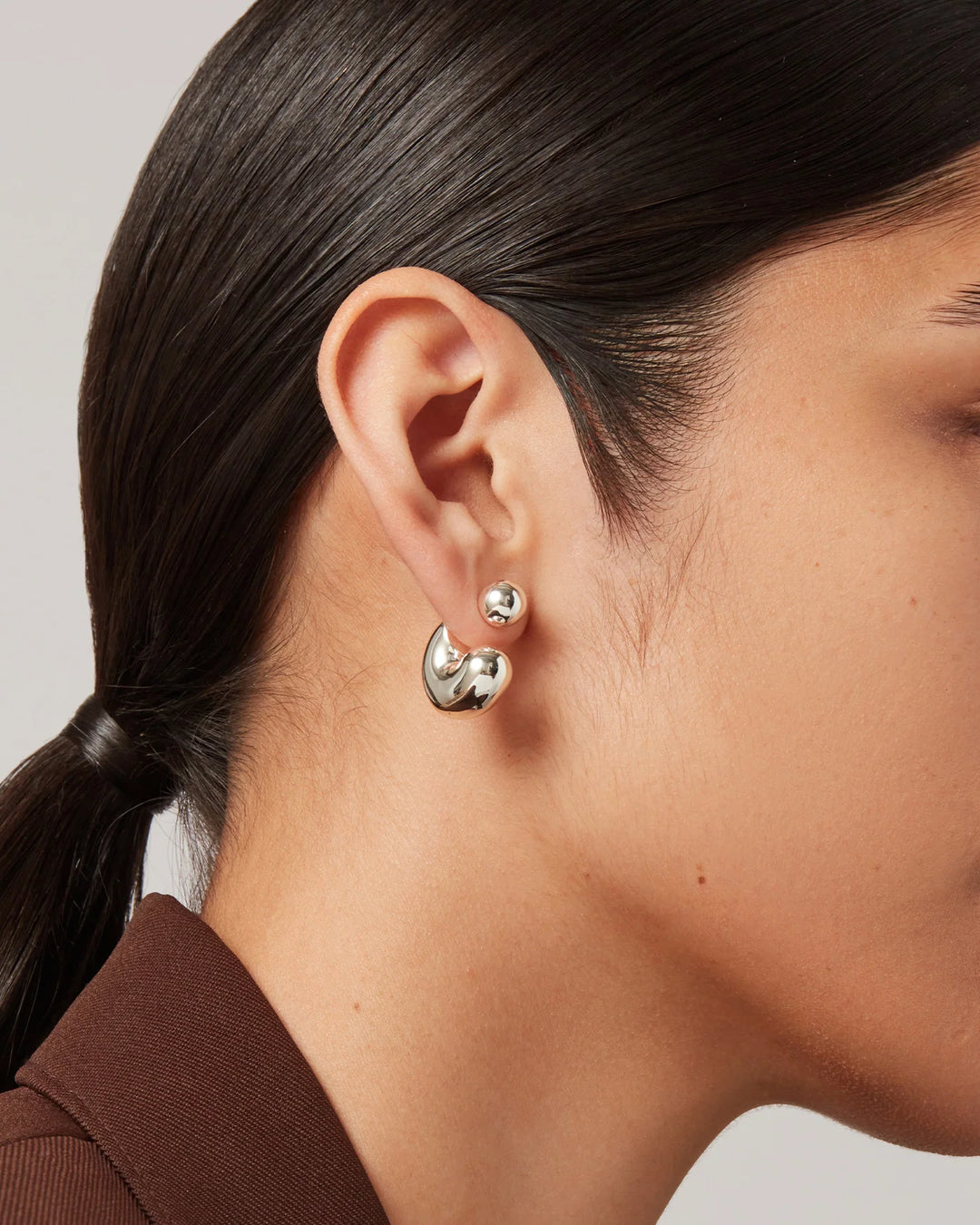 Tome Hoops Medium - Silver