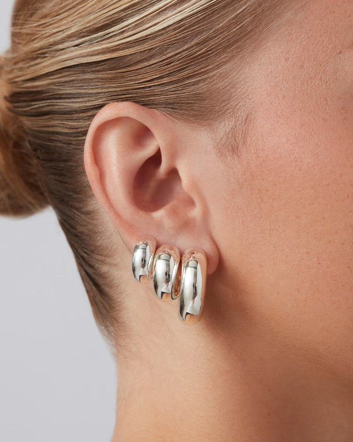 Tome Hoops Medium - Silver