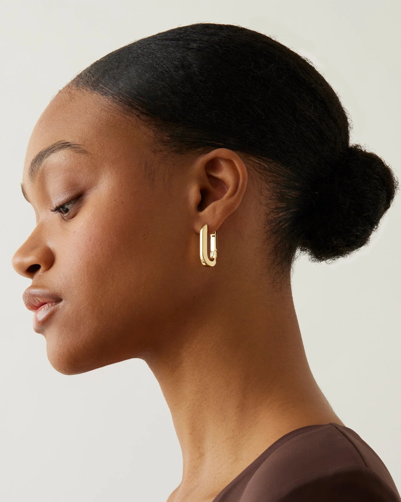 U-Link Earrings - Gold