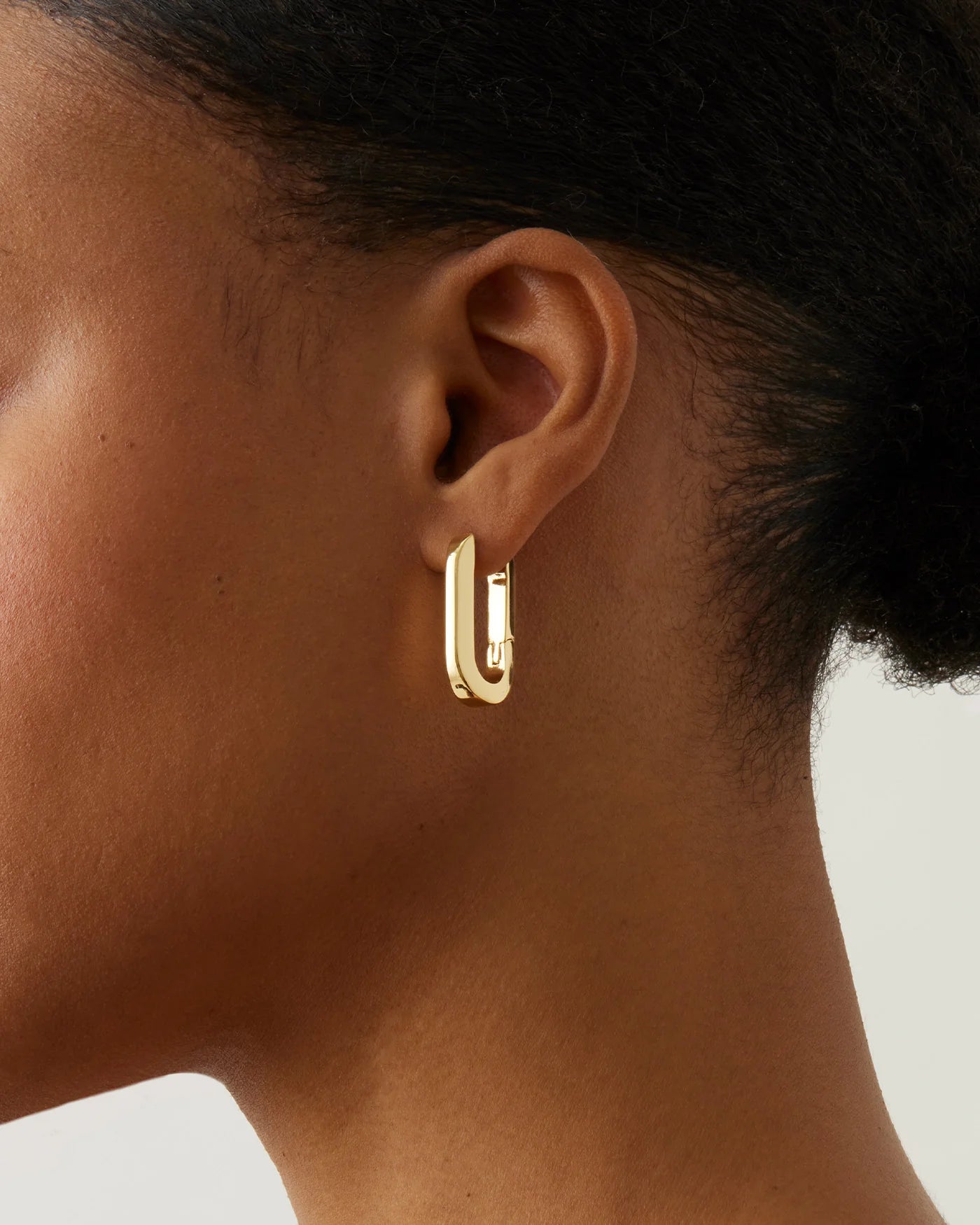 U-Link Earrings - Gold