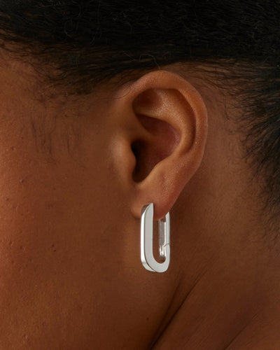 U-Link Earrings - Silver