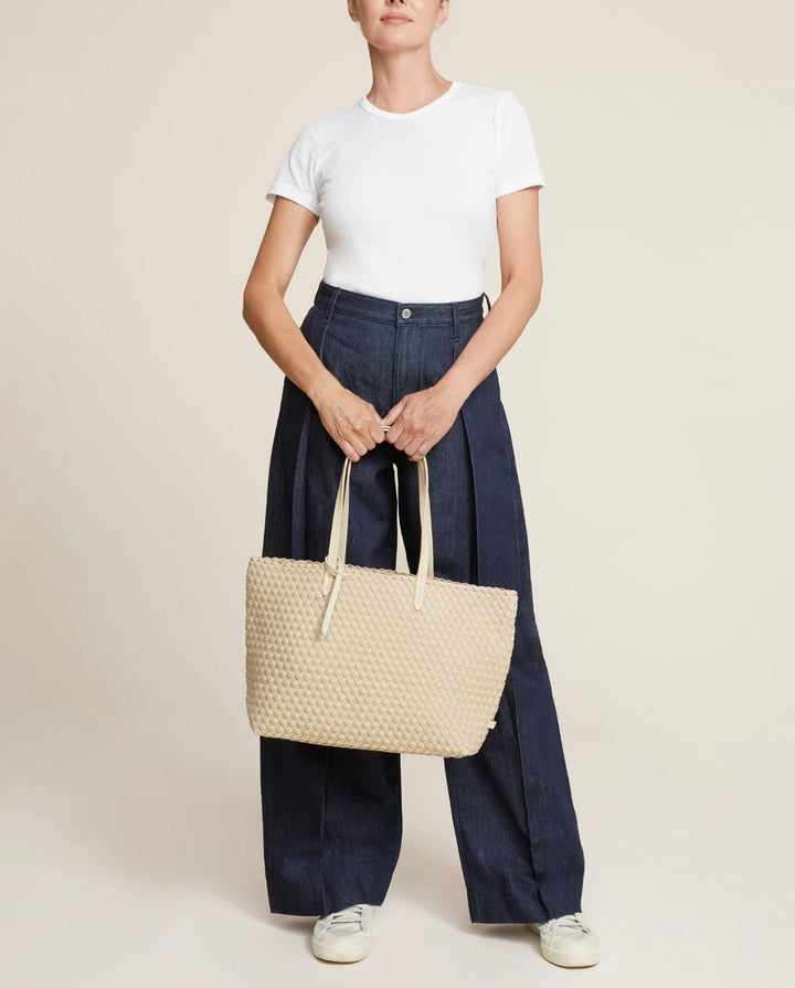 Jetsetter Small Tote - Ecru