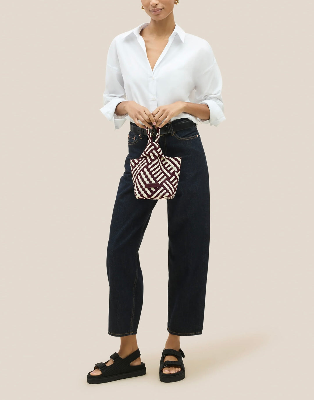 Kyoto Clutch Graphic Stripe - Roma