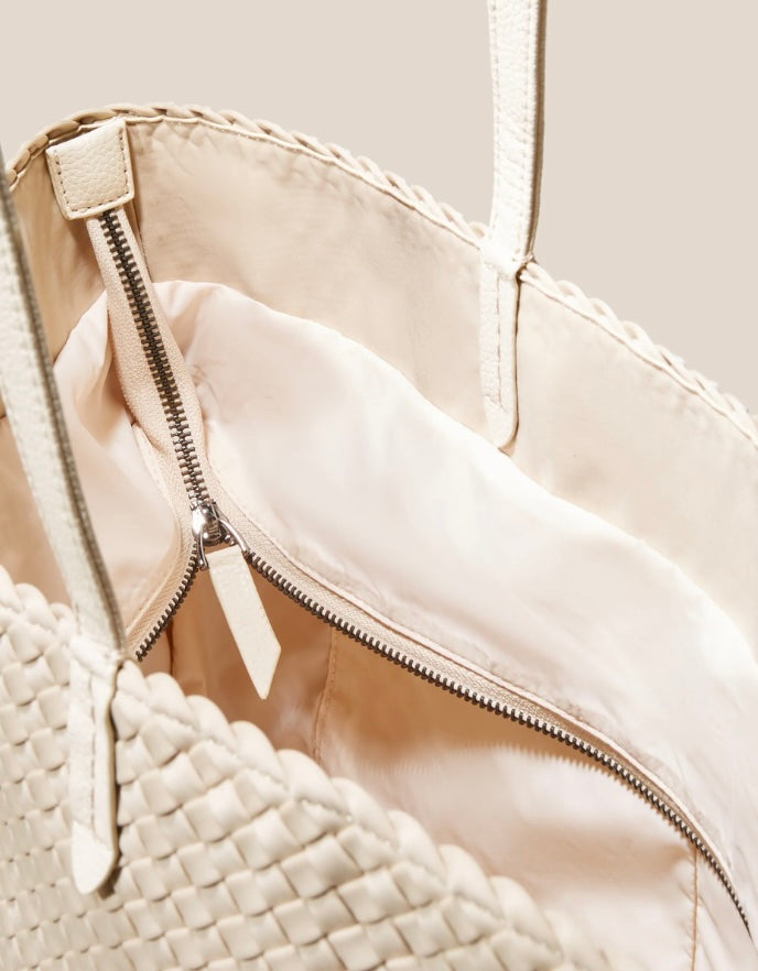 Jetsetter Small Tote - Ecru