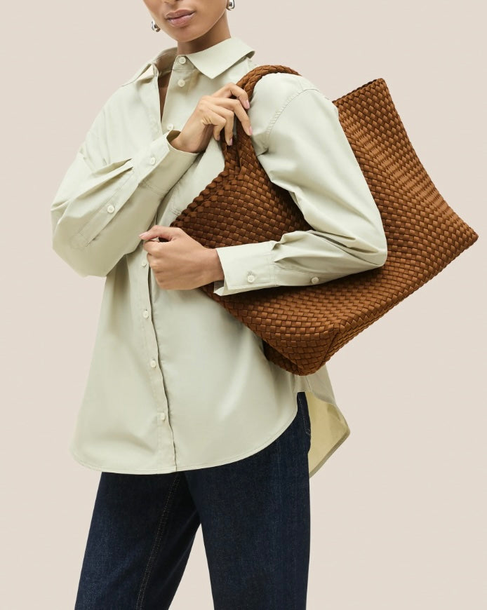St Barths Large Tote - Teak