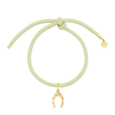 Vineyard Bracelet Cord with Horseshoe Charm
