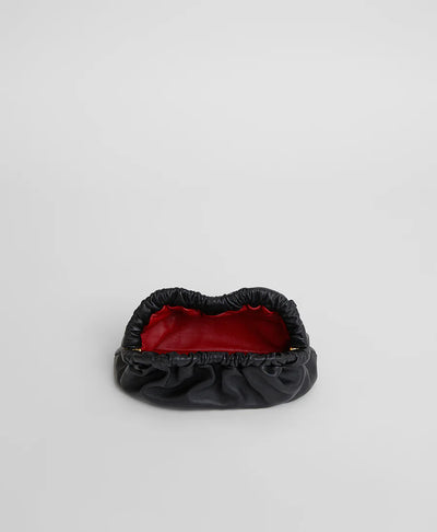 Mini Cloud Clutch - Black/Flamma