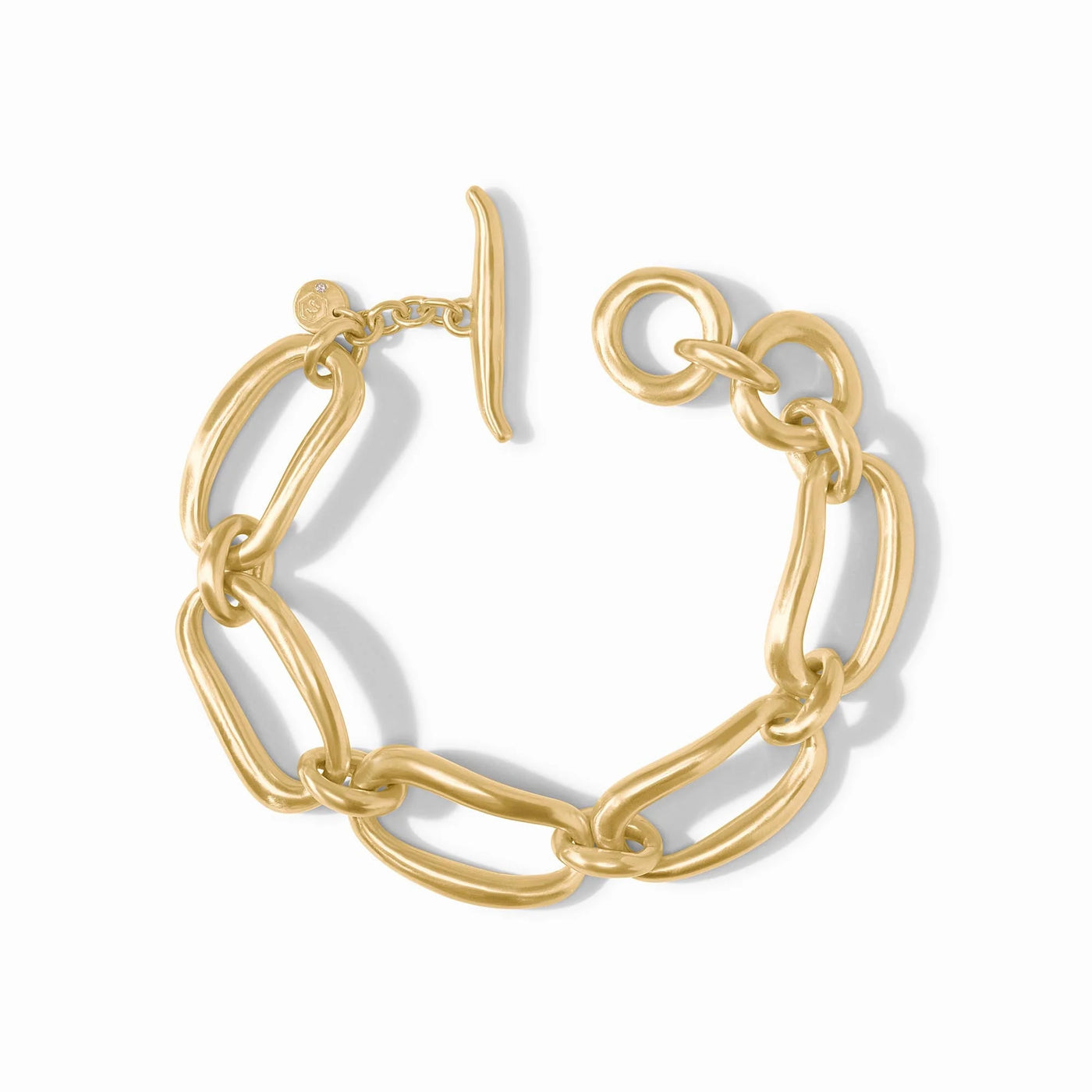 Wave Link Bracelet- Gold