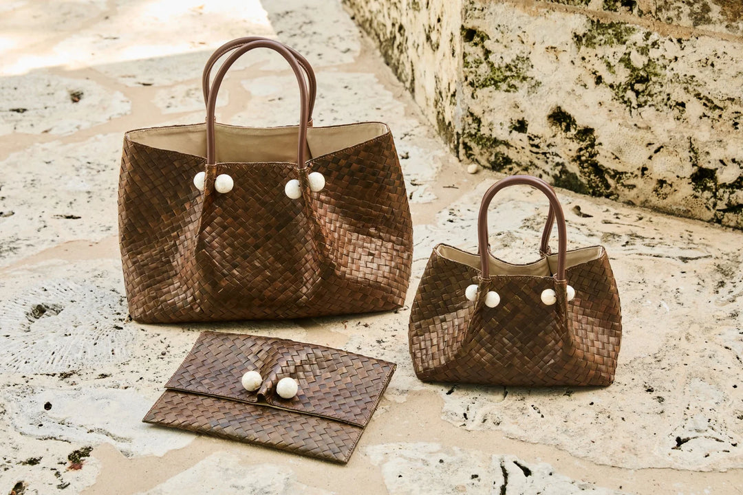 The Simone Clutch - Chocolate