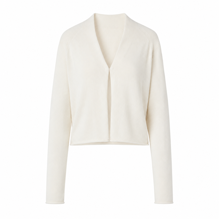 Hook & Eye Cardi- Chalk