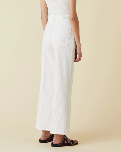 Virgina Wide Leg Ankle - White