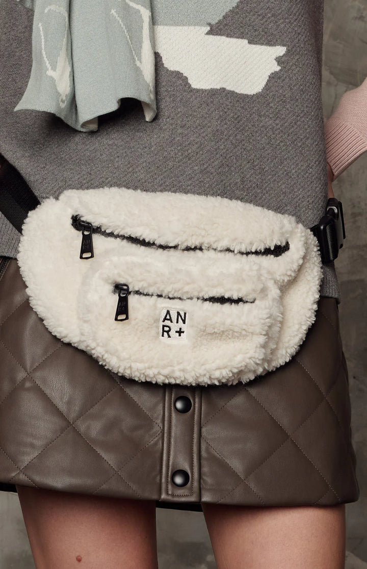 Everyday Shearling Belt Bag - Ivory