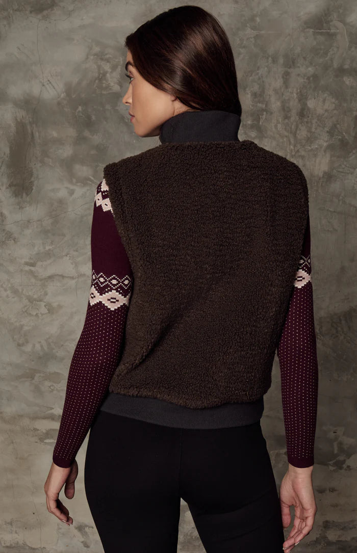 Atlas Quilted Reversible Vest - Black