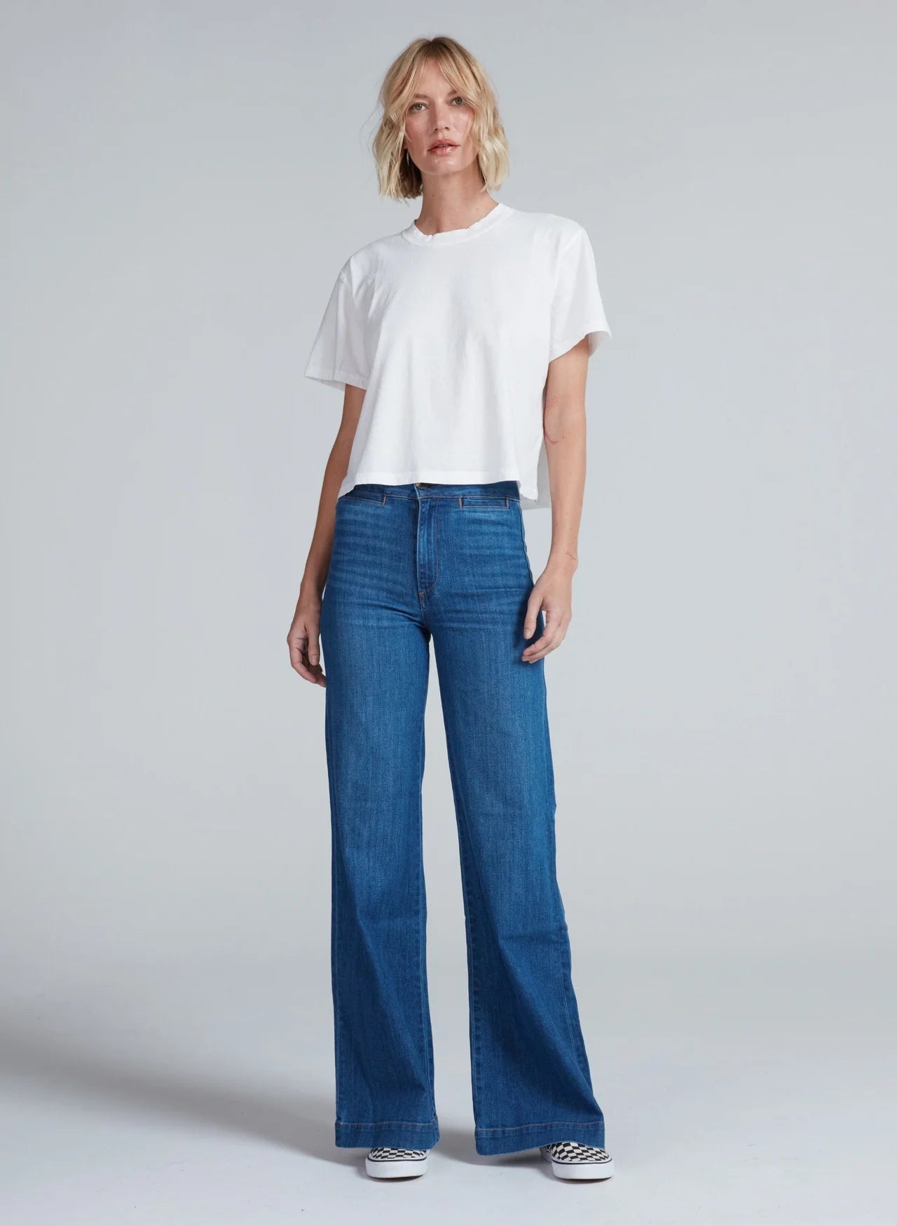 Brighton Wide Leg - Mercury