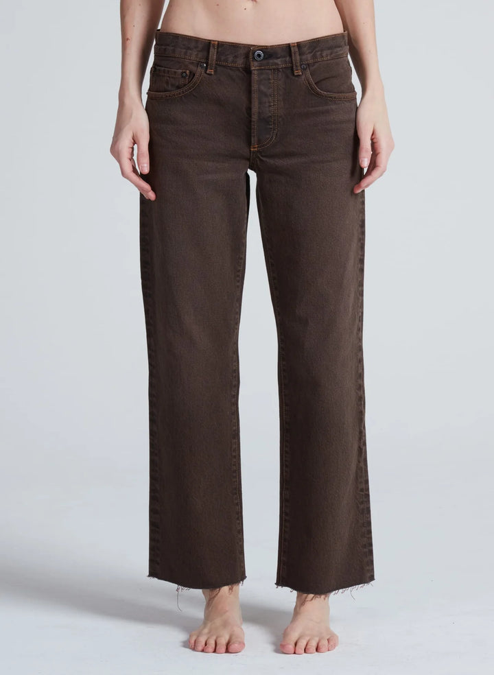 Low Rise Straight - Brown
