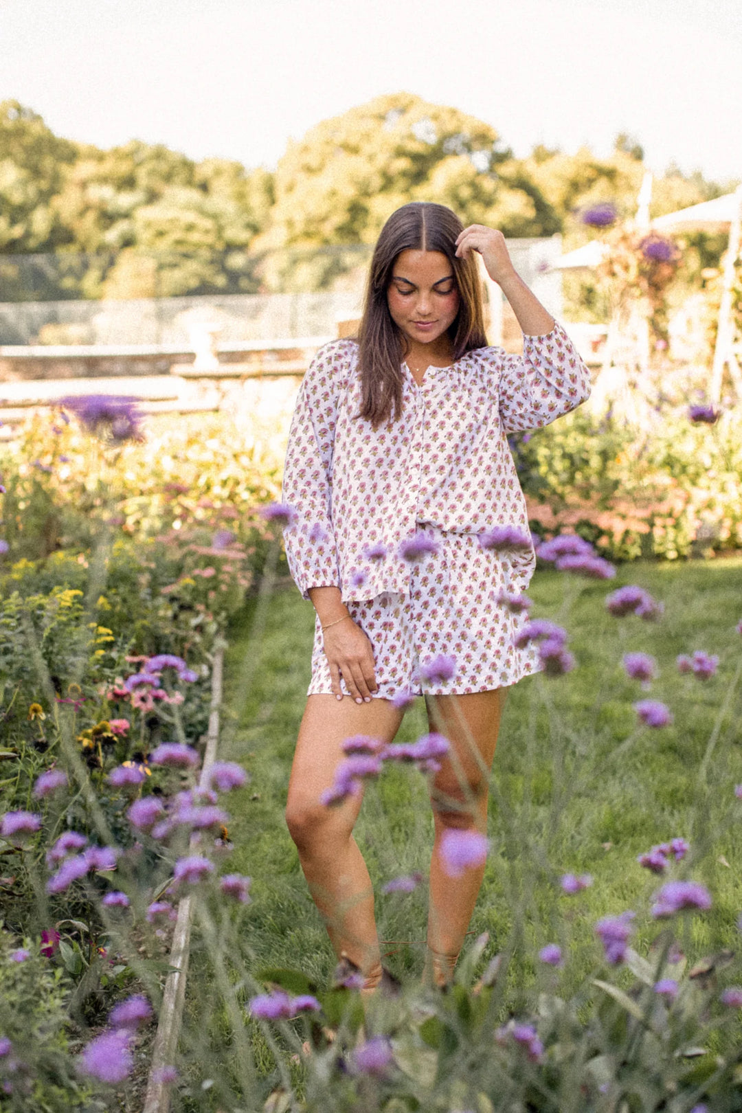 Sophie Top - Faded Rose Daisy