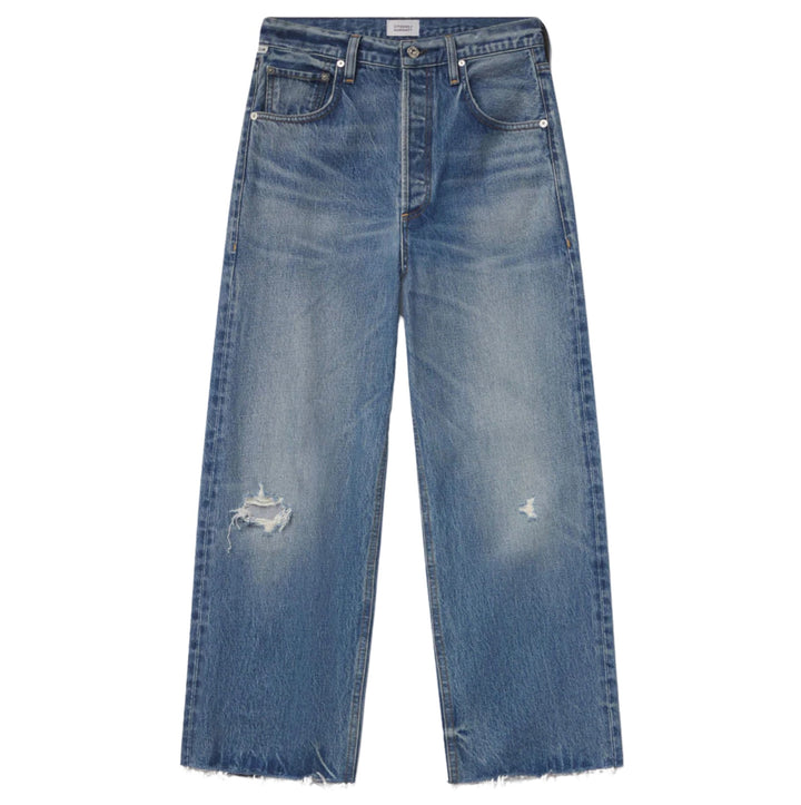 Ayla Raw Hem Crop - Solano