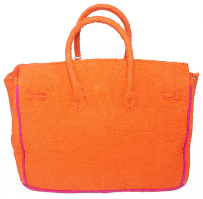 Seaside Terry Tote - Orange Peel Large