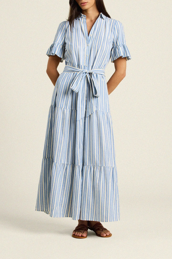 Martine Dress - Bahia Stripe
