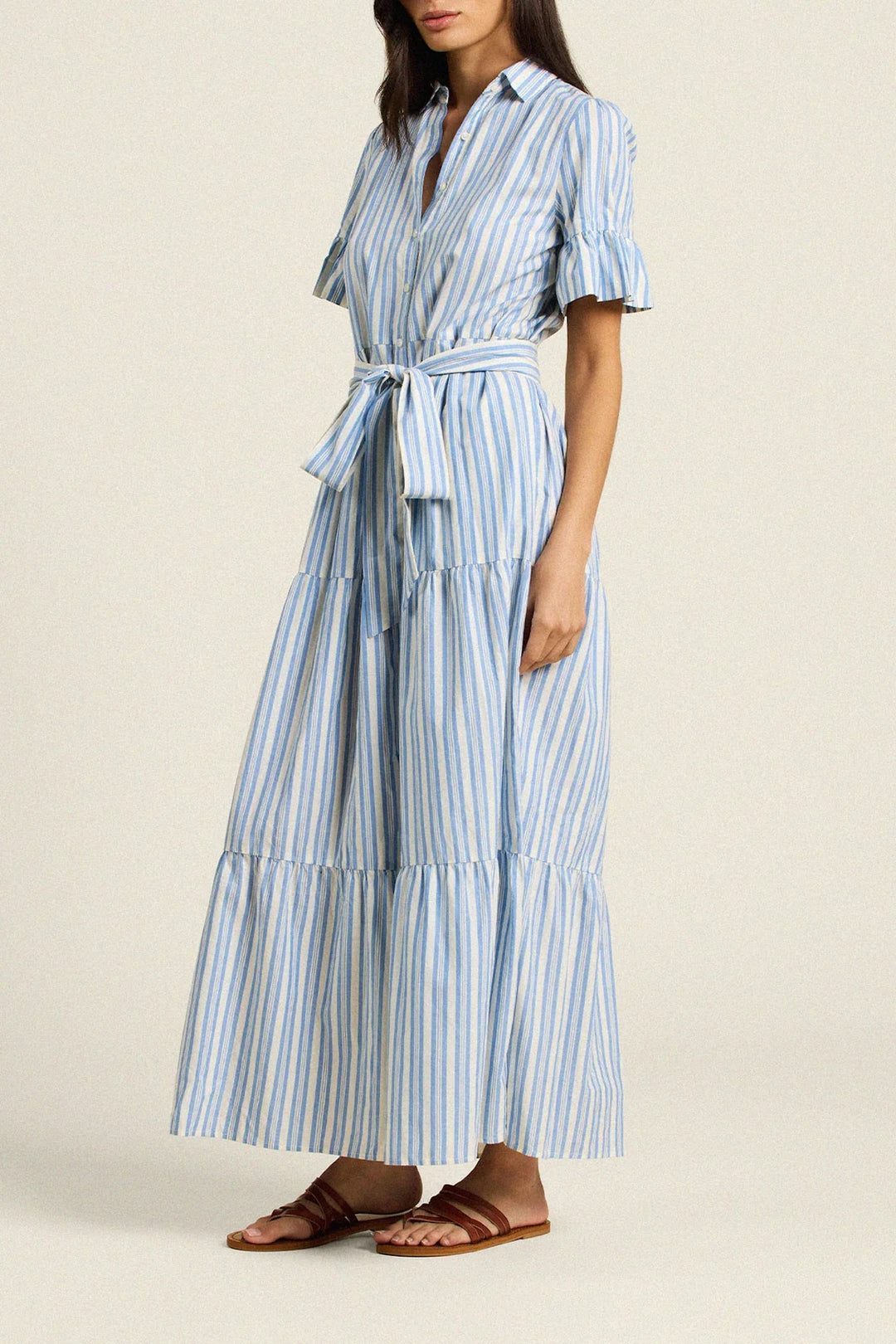 Martine Dress - Bahia Stripe