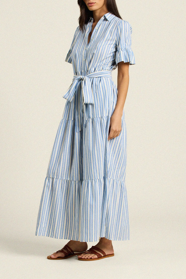 Martine Dress - Bahia Stripe
