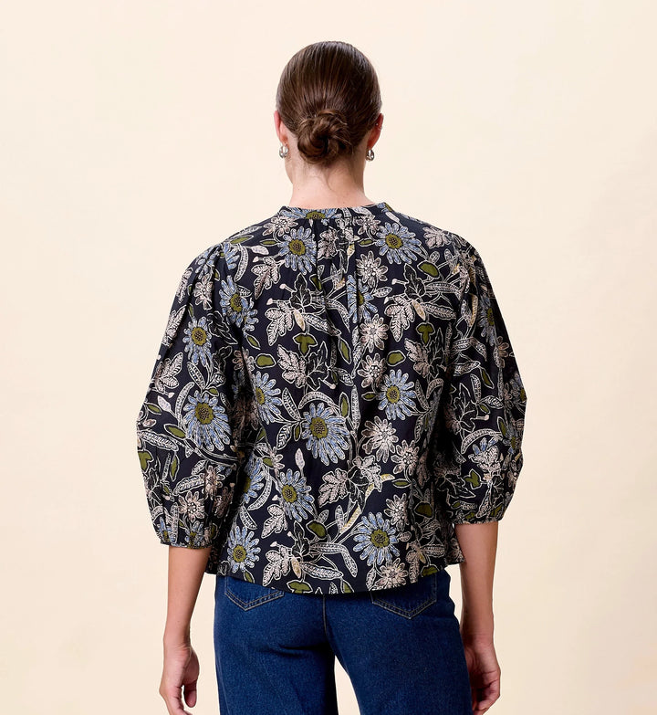 Belle Blouse - Dark Magnolia