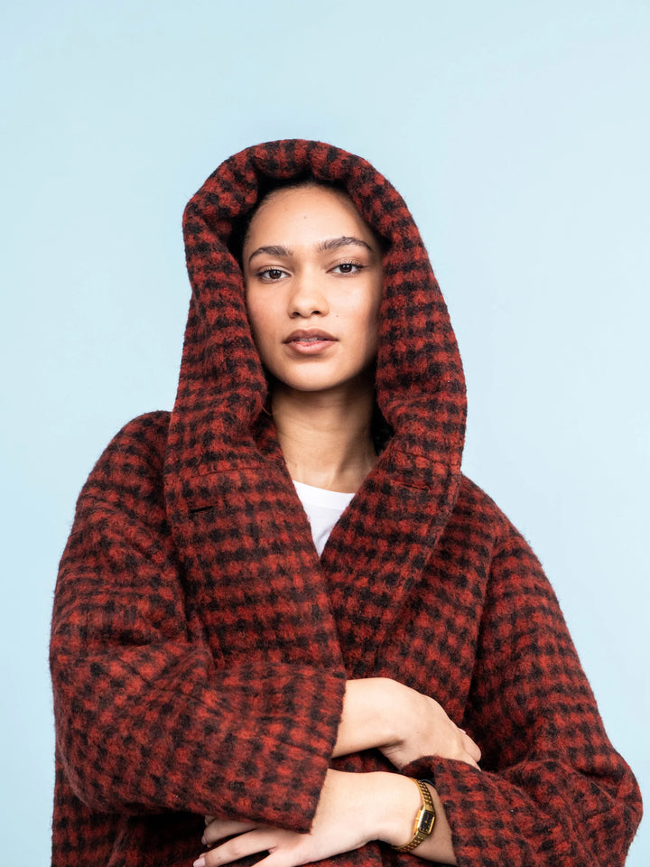 Boucle Blanket Coat