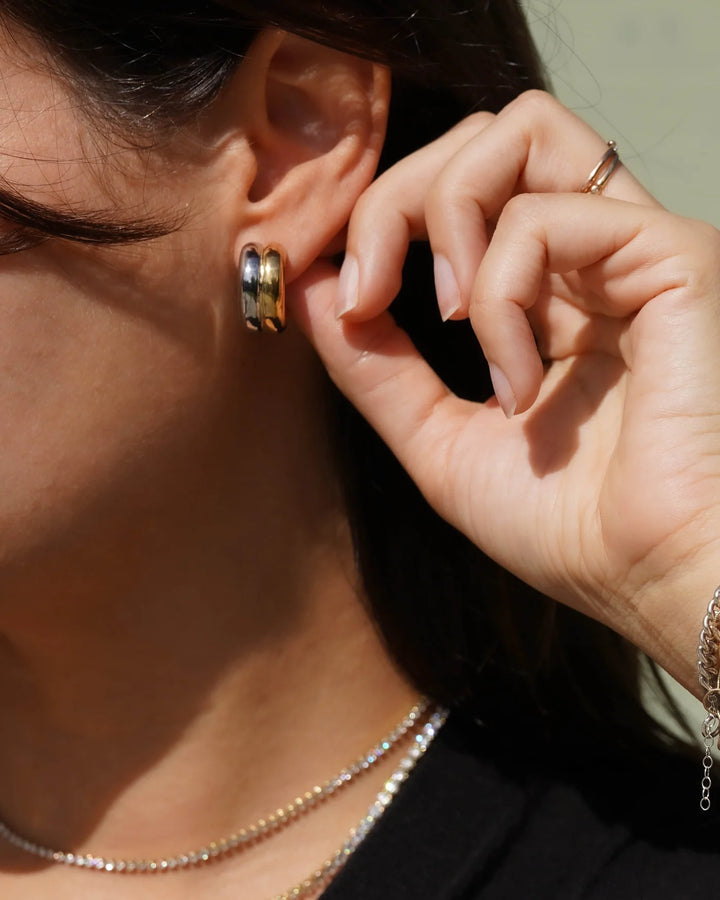 Blunt Mixed Earrings