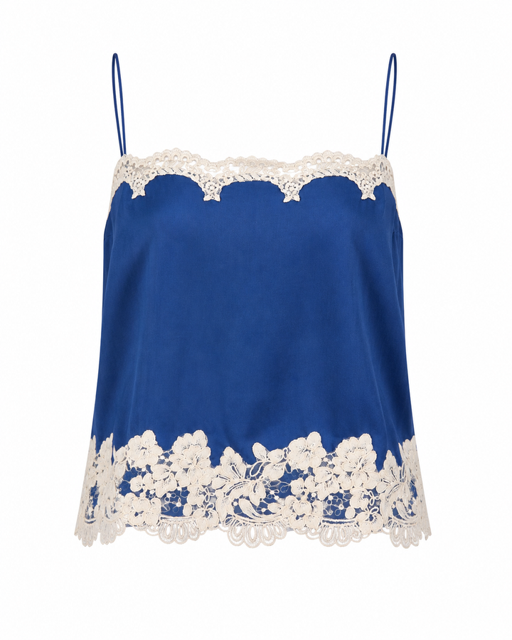 Maiya Silk Camisole- Sailor