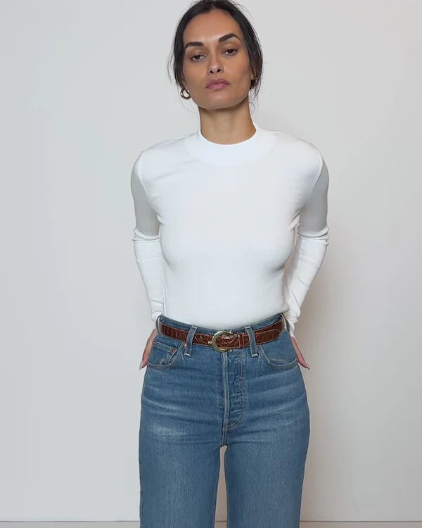 Gina Long Sleeve - White