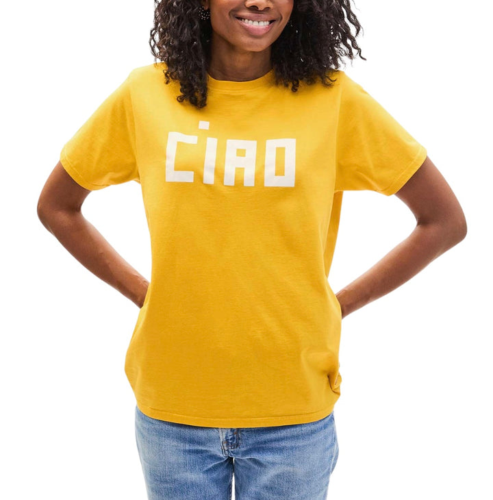 Original Tee - Marigold w/ Cream Block Ciao