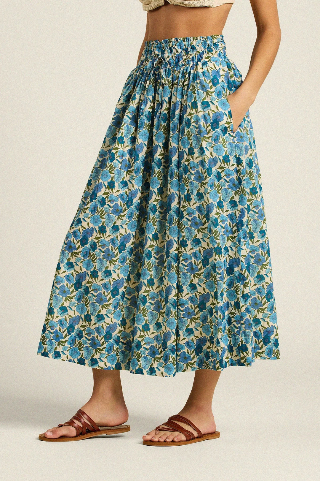 Bianca Skirt - Cielo Floral