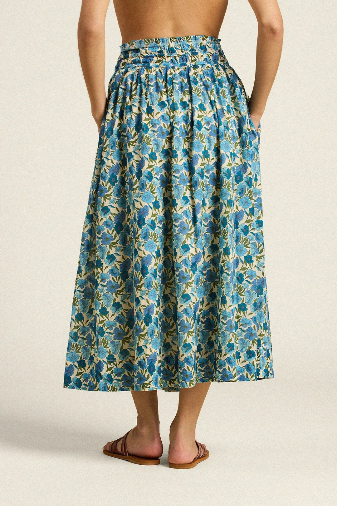 Bianca Skirt - Cielo Floral