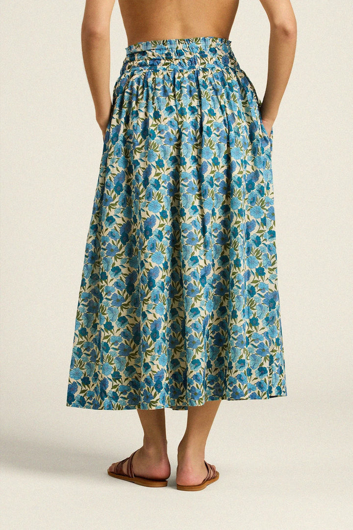 Bianca Skirt - Cielo Floral