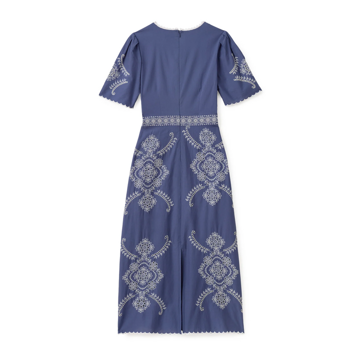 Bobbi Midi Dress - Indigo