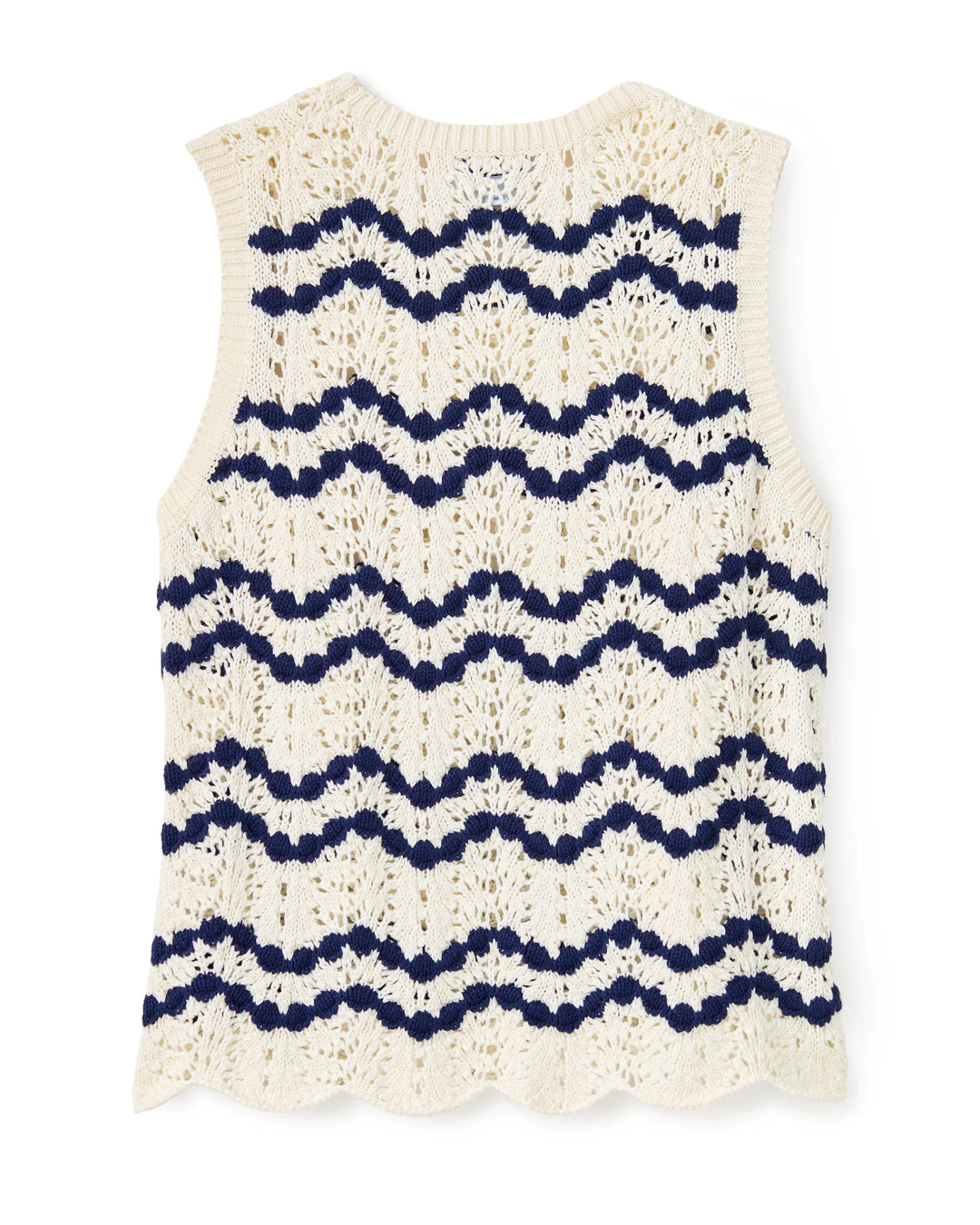 Northport Sweater Tank - Beach Wave Stripe
