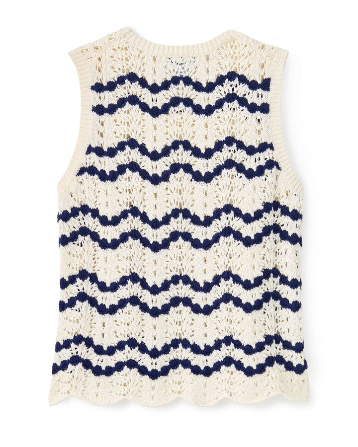 Northport Sweater Tank - Beach Wave Stripe