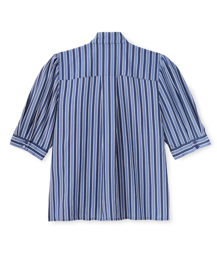 Peggy Blouse - Coastal Stripe