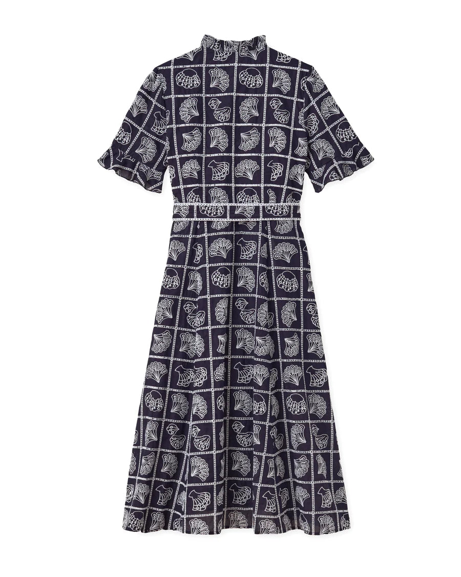 Aria Midi Dress - Midnight Blue